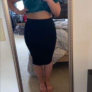 Black pencil skirt, size 6